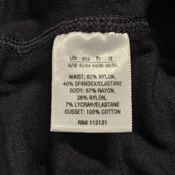 Spanx Double Waistband Mid Belly Maternity Flare Women Pants Size 1X Black - Picture 13 of 13